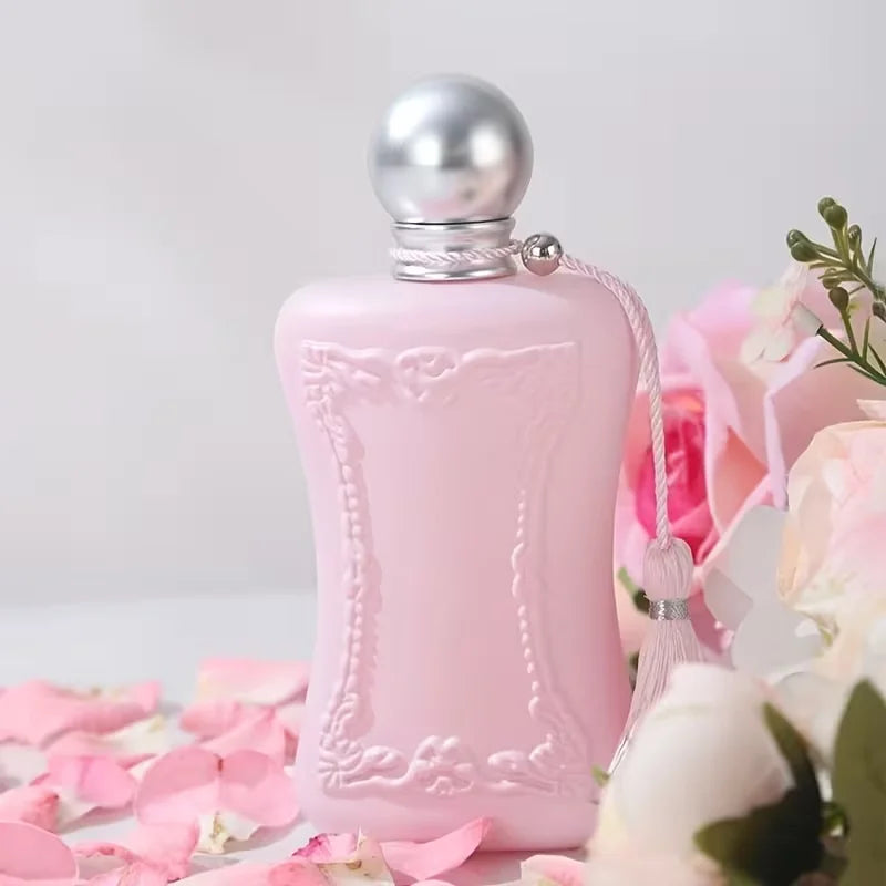Delina perfume Elegant pink tassel bottle, delicate female fragrance, suitable for daily wear