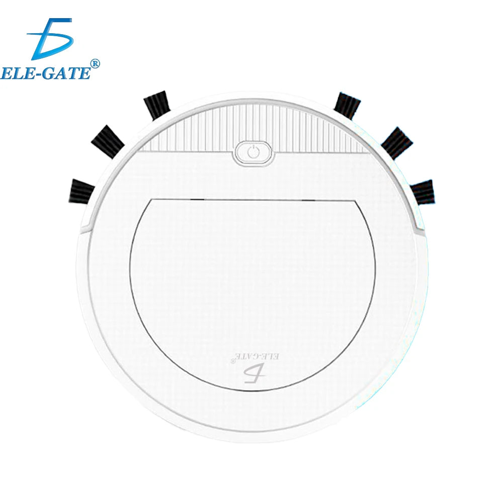 Automatic Smart Sweeping Mopping Robot Rechargeable App Control LDS Navigation Wet Dry Functionality Plastic Material EU Plug