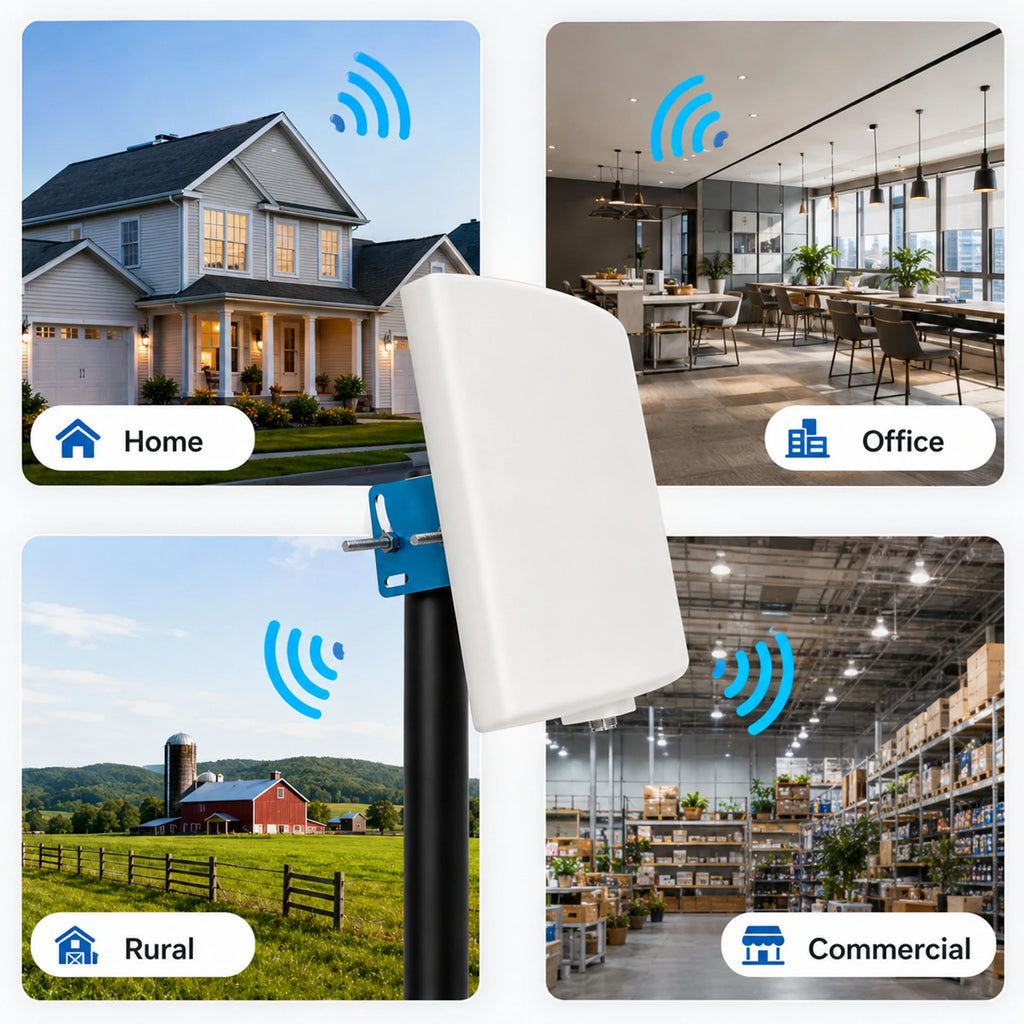 5.8GHz 2.4GHz Directional Panel Antenna, 15dBi High Gain, Dual Band Outdoor Wireless LAN