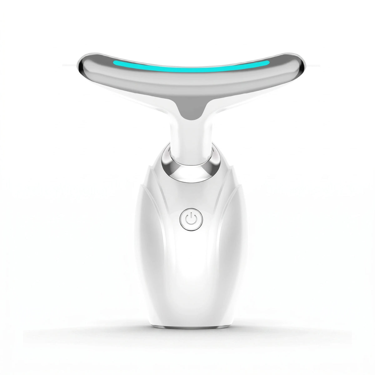 Electric Face Neck Beauty Massager LED Photon Light Vibration Skin Tightening Tool Facial Jawline Contour Beauty Device Rechargeable