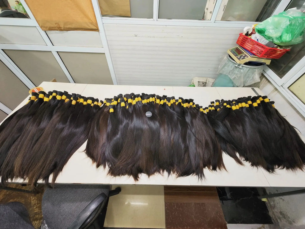 2025 Hot Selling Premium Quality 100% Vietnamese Baby Hair Extensions Full Cuticle Girls' Wholesale Price Ready Human