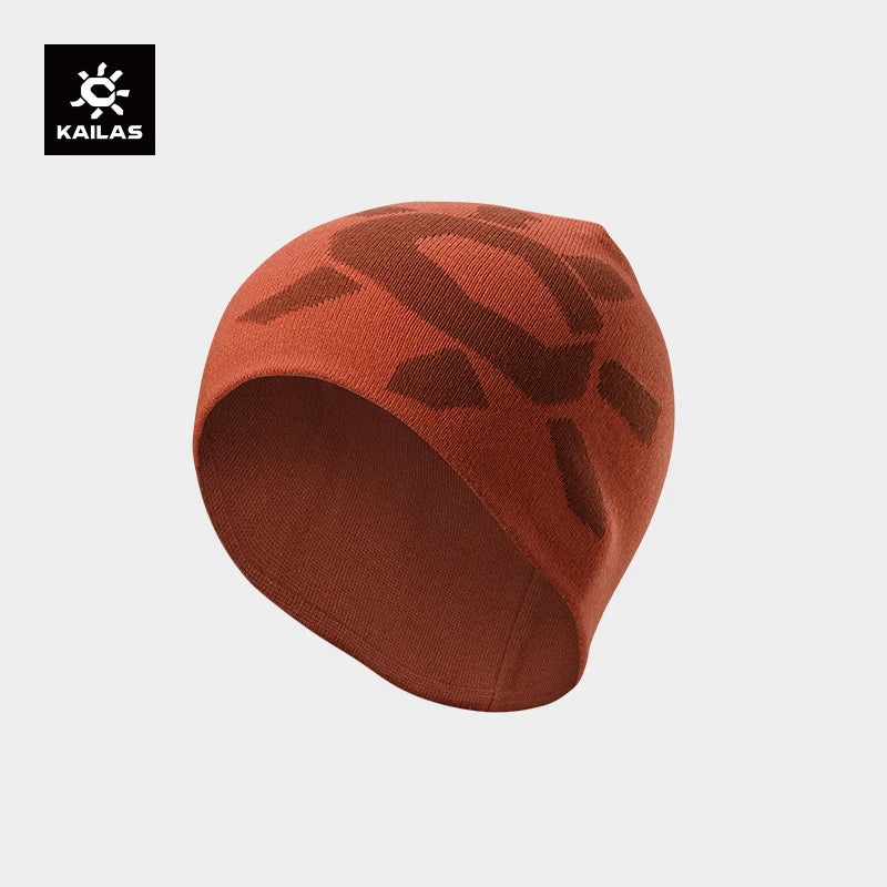 KAILAS New Knit Hat Unisex 58CM Head Circumference Fall Winter Moisture Wicking Warm Mountaineering Camping Hiking Cap KF2467504