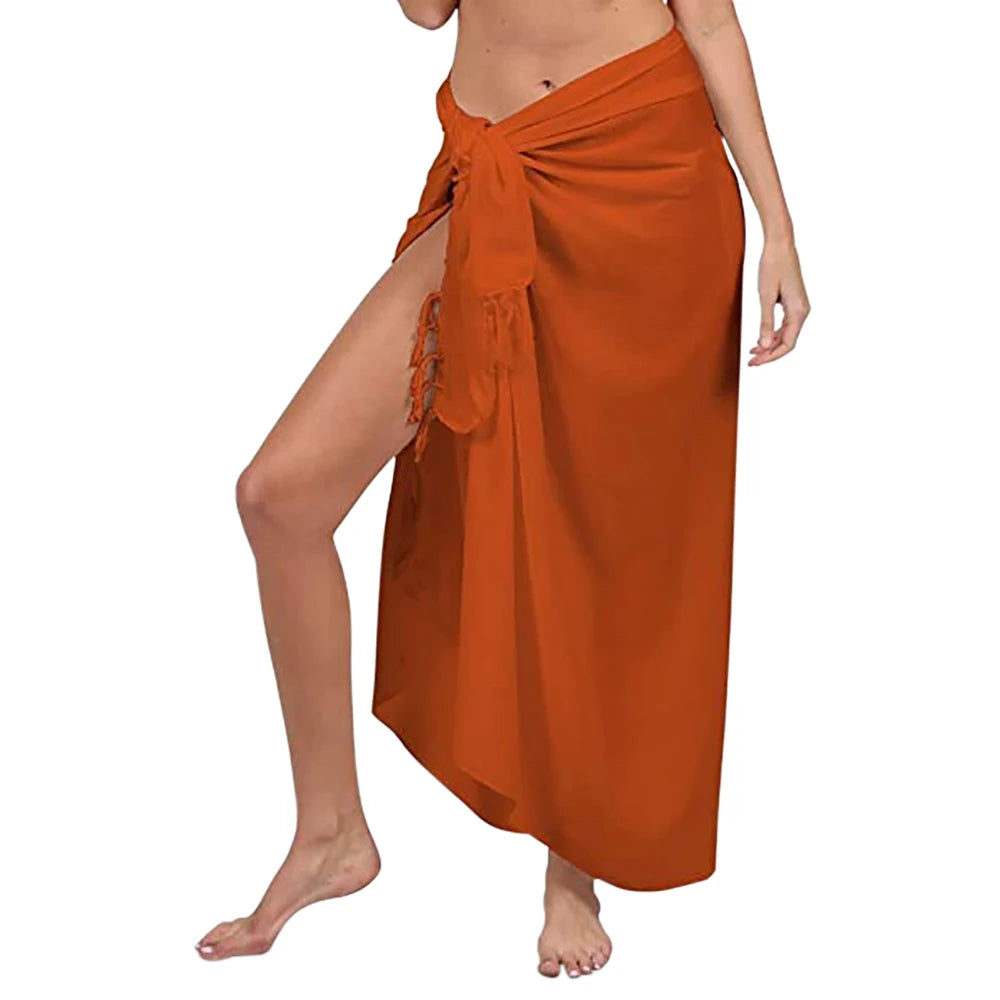 Women's Unisex Cotton Rayon Viscose Silk Sarong Scarf Soft Smooth Feeling Trendy Summer Thai Traditional Design Beachwear