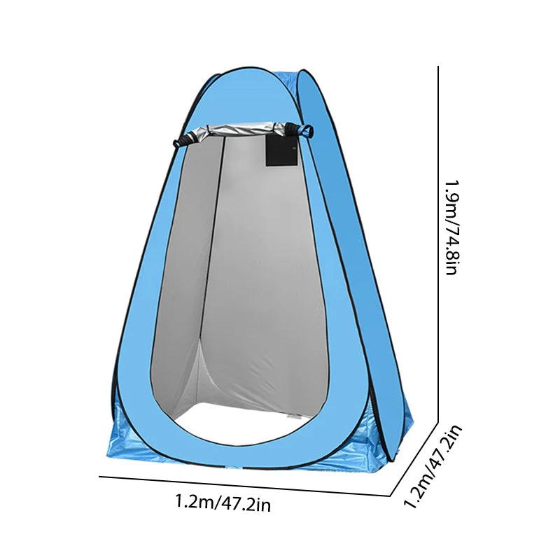 Portable Outdoor Camping Tent Single-Person Tent Dressing Room Tent Shower Tent Storage Cabinet/Fishing/Photography Tent