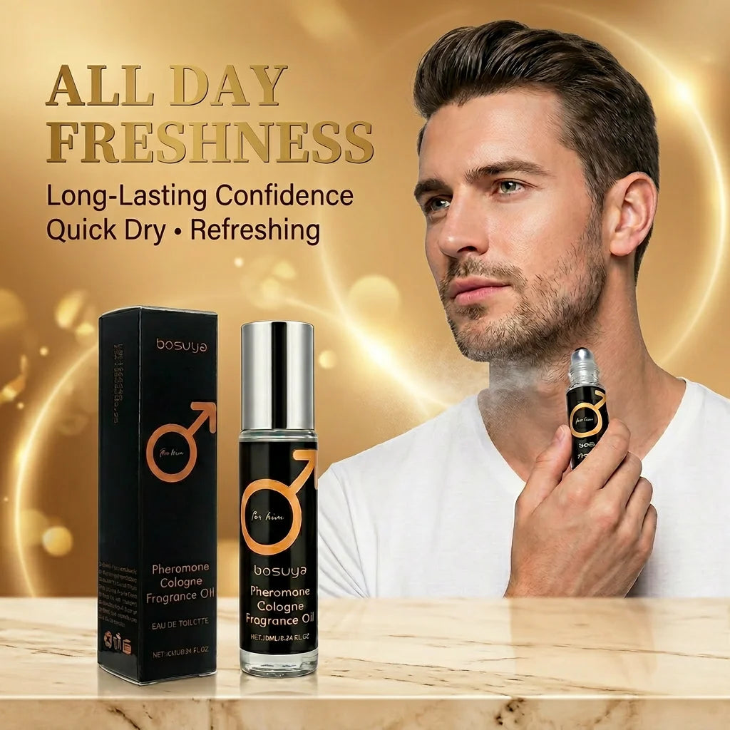 Roll-On Sexy Pheromone Perfume – Fresh & Long-Lasting Fragrance Captivating Scent for Men and Women Perfect for Lovers and Dates