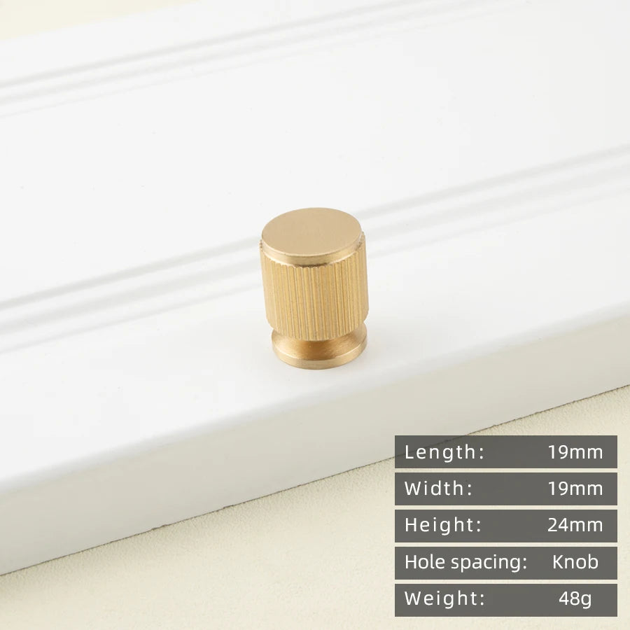 KEDLO French modern light luxury solid brass gold stripe long handle kitchen cabinet Pull handle drawer T handle