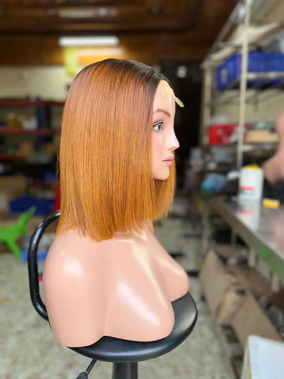 100% Remy Human Hair Bob Wigs Double Drawn Raw Vietnamese Hair Dyed Black Loose Deep Wave Natural Wave Virgin Extensions for