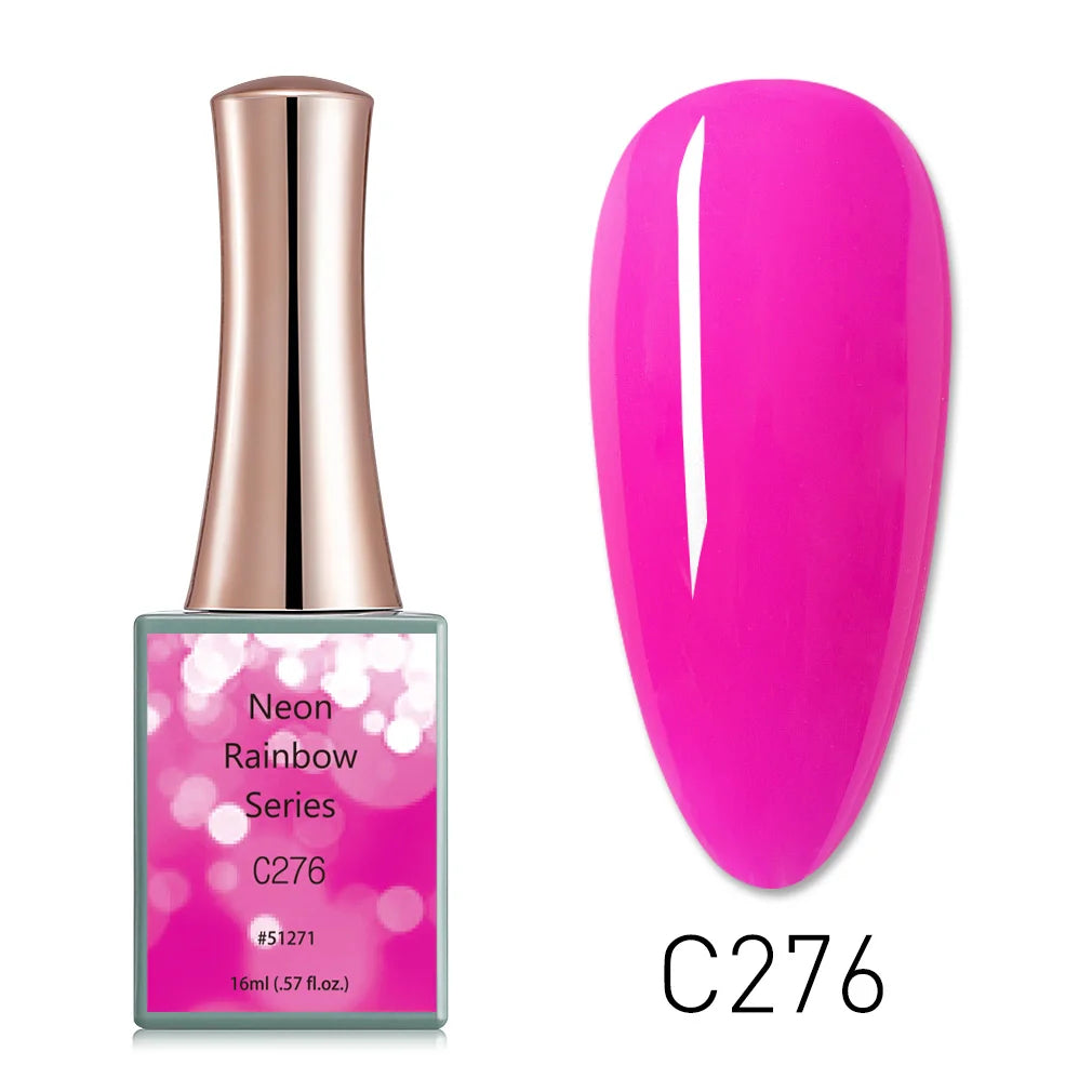 CANNI 16ml Nail Art Salon Professional Use Long-lasting High Glossy  Black Pink White Red Color Nail Gel Polish Enamel Lacquer