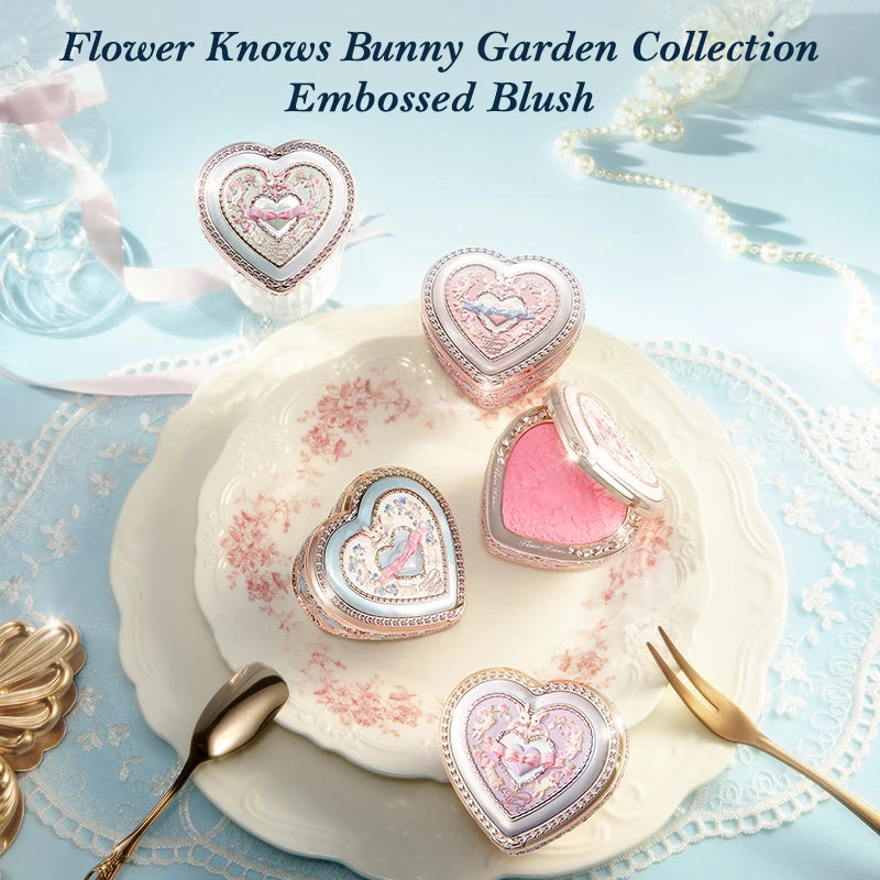 Flower Knows Bunny Garden Collection Embossed Blush