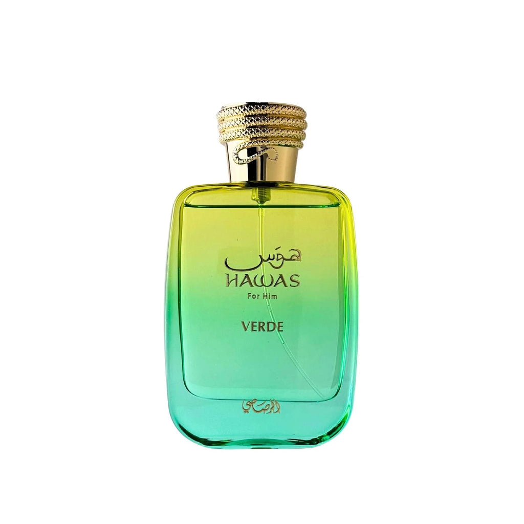 Hawas For Him Verde Eau de Parfum 100ml 3.38fl.oz Men Citrus Woody Fresh Long Lasting Fragrance