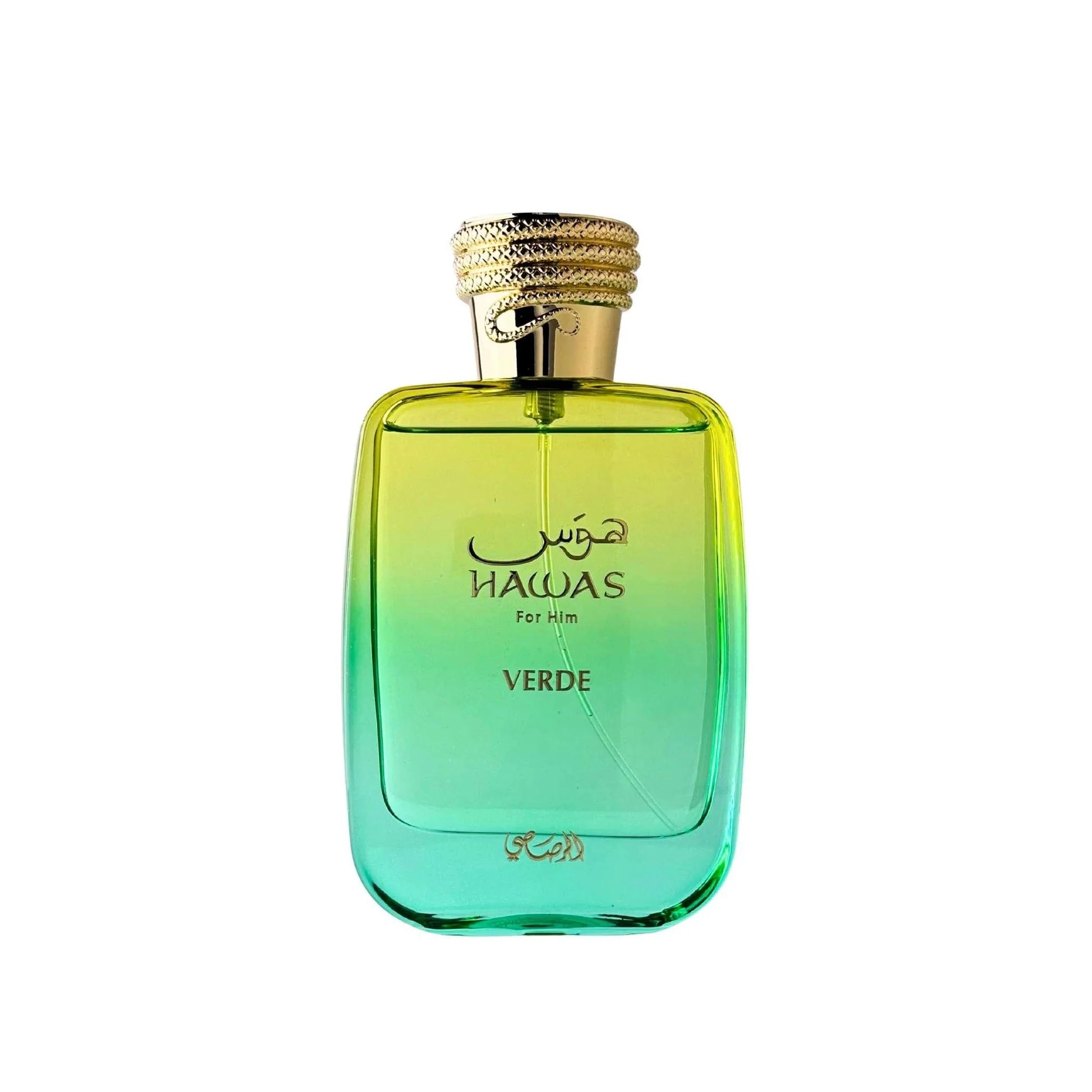 Hawas For Him Verde Eau de Parfum 100ml 3.38fl.oz Men Citrus Woody Fresh Long Lasting Fragrance