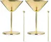 Top Selling Heavy Copper Antique Martini Glass Premium Quality Metal Gift for Christmas Promotion Sale Bulk Supplier