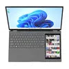Laptop Dual Screen 15.6+7inch Laptop Intel N95 32GB RAM 2TB SSD DDR4 Win11 Fingerprint Unlock HD Camera Backlit Keypad Notebook
