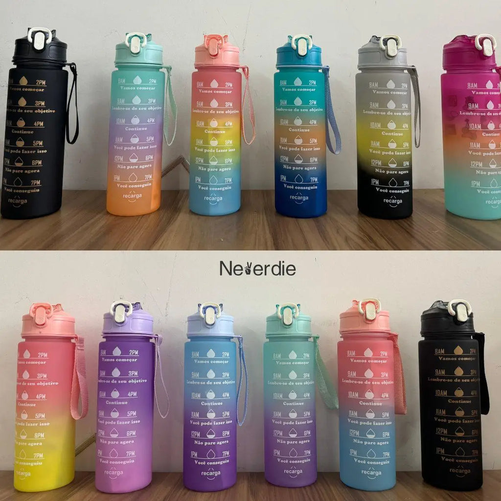 900ml Squeeze Water Bottle with Adhesive-Neverdie Store