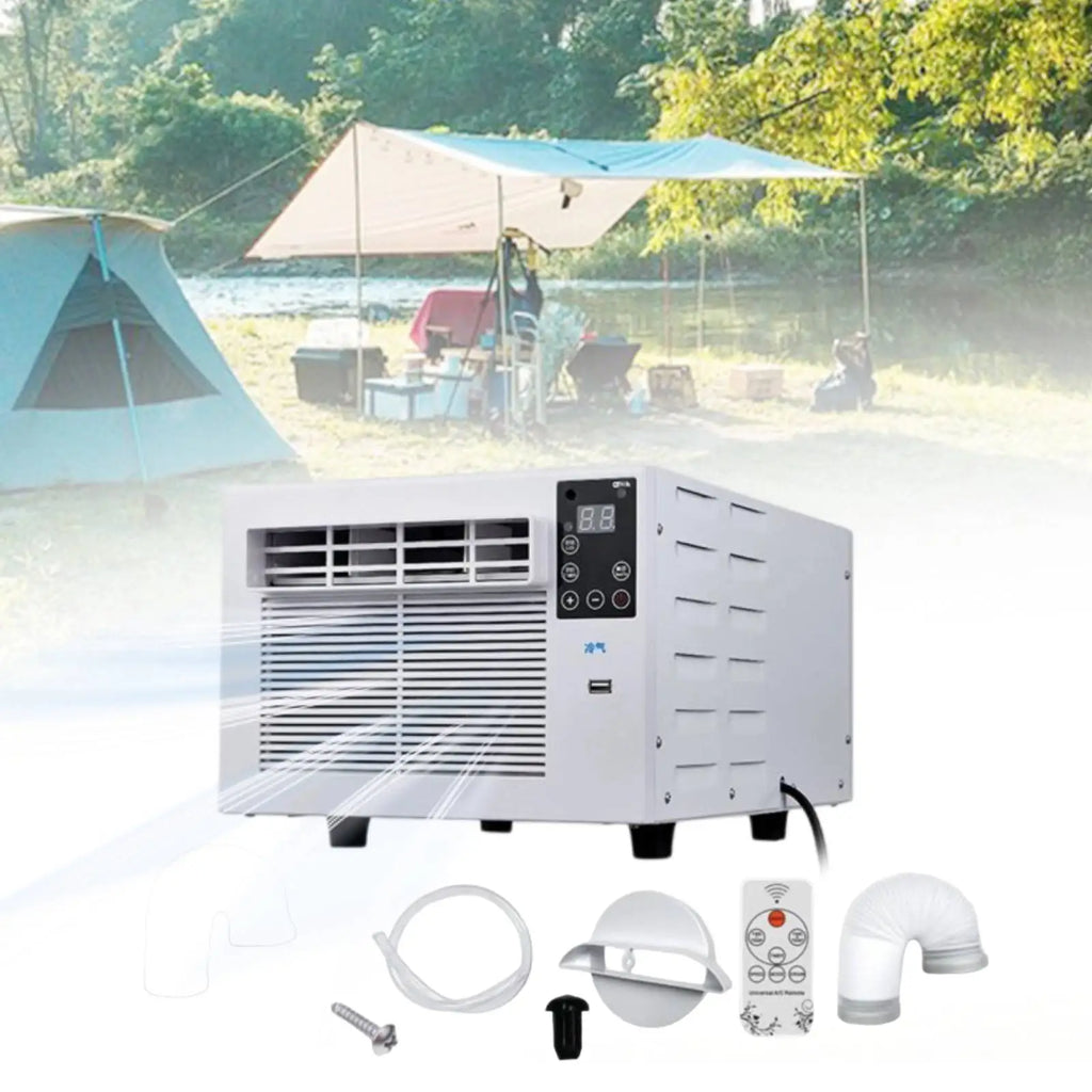 Portable Air Conditioner Moving Air Conditioner Electric Cooling Appliance 220V 280W for Camping Trucks Temporary Shelters Van