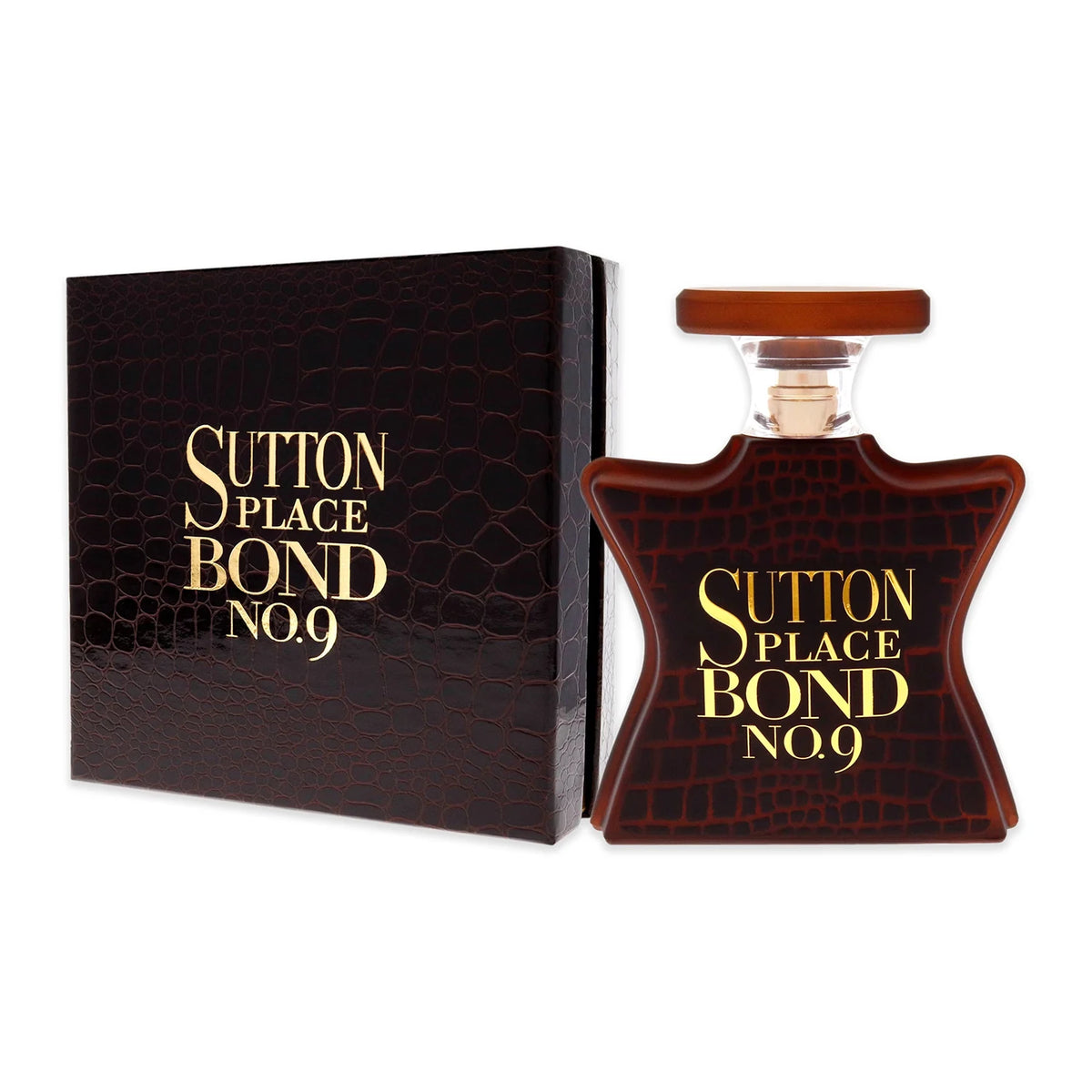 Bond No. 9 New York Sutton Place Eau de Parfum Spray for Men – Modern Woody, Spicy & Amber Aromatic Scent, Bergamot, Black Pepper & Sandalwood, Long-Lasting Luxury Fragrance, Perfect Gift, 3.4 fl oz / 100 ml