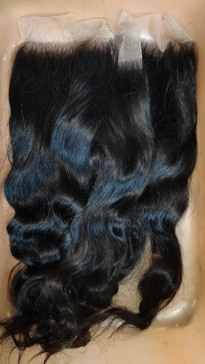 Full Lace Closure 4*4,5*5,13*4,transparent Lace Swiss Lace Closures and Frontals Virgin Raw Hair for Black Women