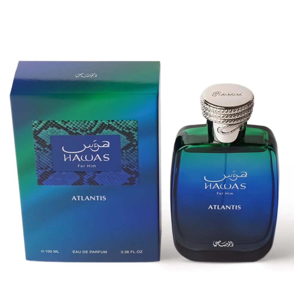 Men Eau De Parfum, London / Atlantis 2 Scents Optional, Fresh Aquatic Woody Long Lasting Cologne for Daily & Night Out