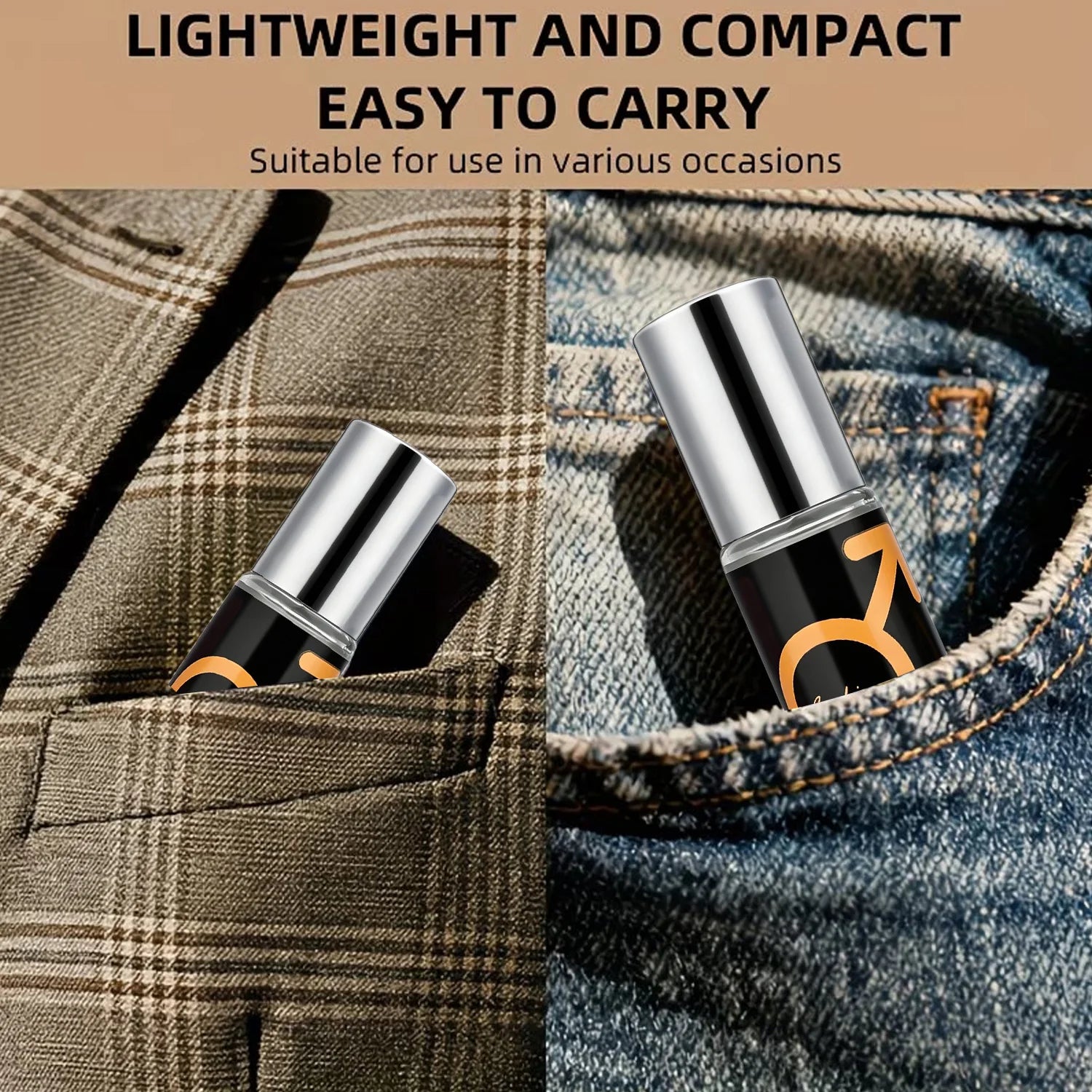 Roll-On Sexy Pheromone Perfume – Fresh & Long-Lasting Fragrance Captivating Scent for Men and Women Perfect for Lovers and Dates