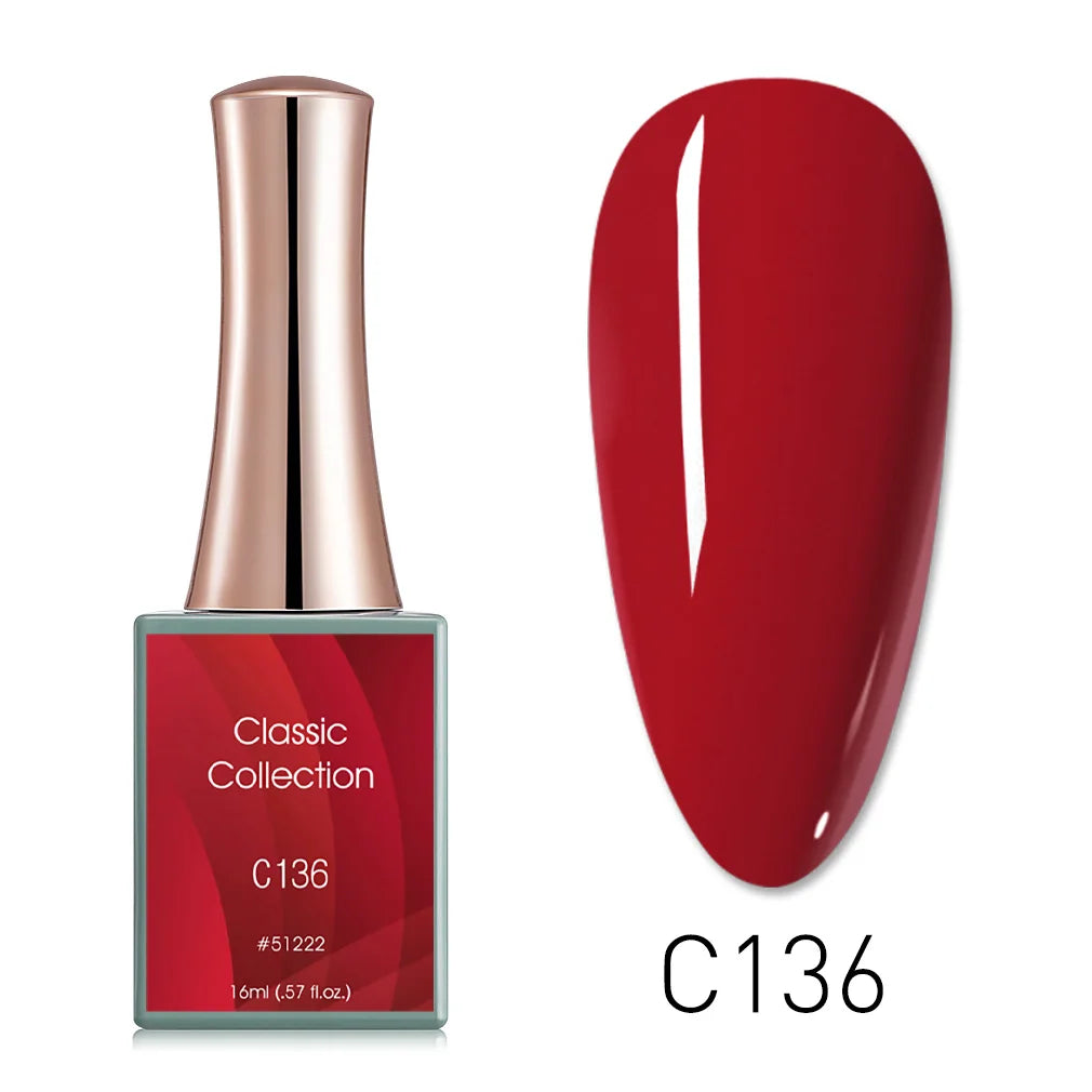 CANNI 16ml Nail Art Salon Professional Use Long-lasting High Glossy  Black Pink White Red Color Nail Gel Polish Enamel Lacquer