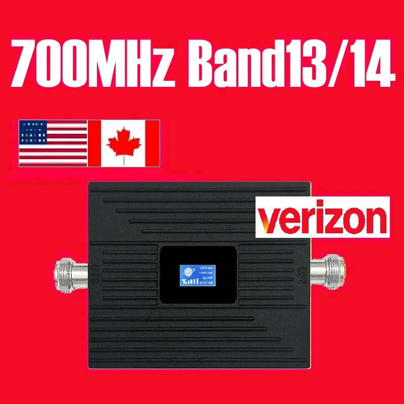 Cell Phone Signal Booster Verizon AT&T T Mobile US Cellular on Band 12 13 17 Boost 5G 4G& LTE Signal Smart LCD FCC Approved