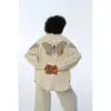 Butterfly Embroidered Women's Oversize Kimono Jacket