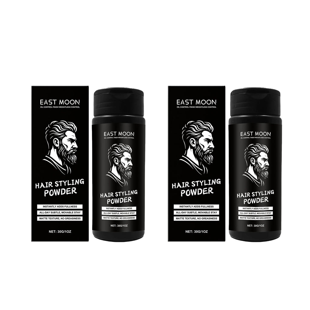 Oil Control Hair Styling Powder Matte Texture Volumizing Root Lift Refreshes Hair Instant Refresh Flat Hair Easy Application Natural Finish Men Grooming Hair Thickening Dust