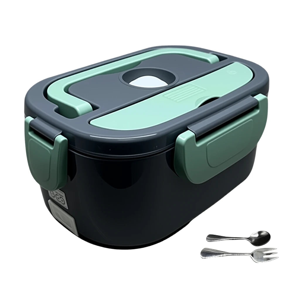 Electric Lunch Box Portable Food Heater Stainless Steel Inner Pot Food Container For Office Outdoor Camping Bento Picnic