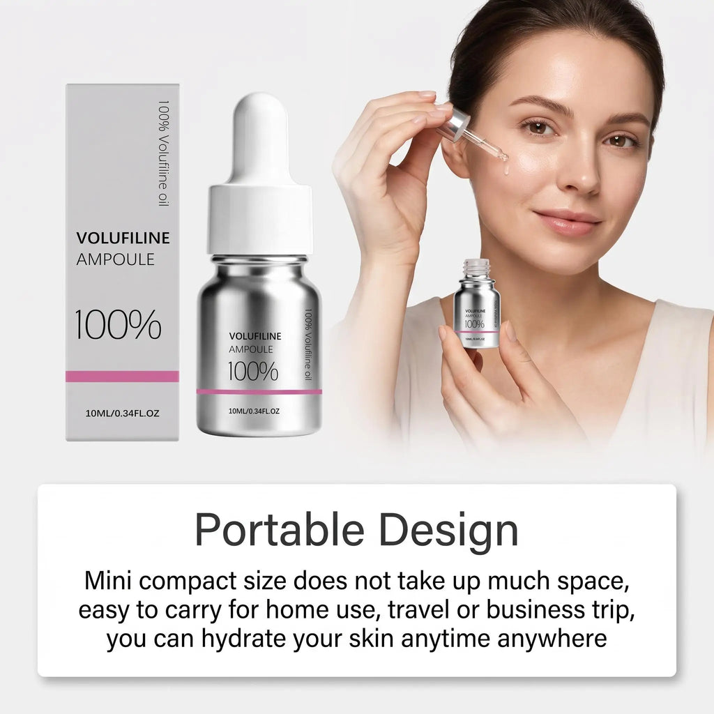 Volufiline Hyaluronic Acid Ampoule Essence Deep Hydration Smoothing Texture Strengthening Barrier Boosting Elasticity Diminishing Fine Lines Revitalizing Serum