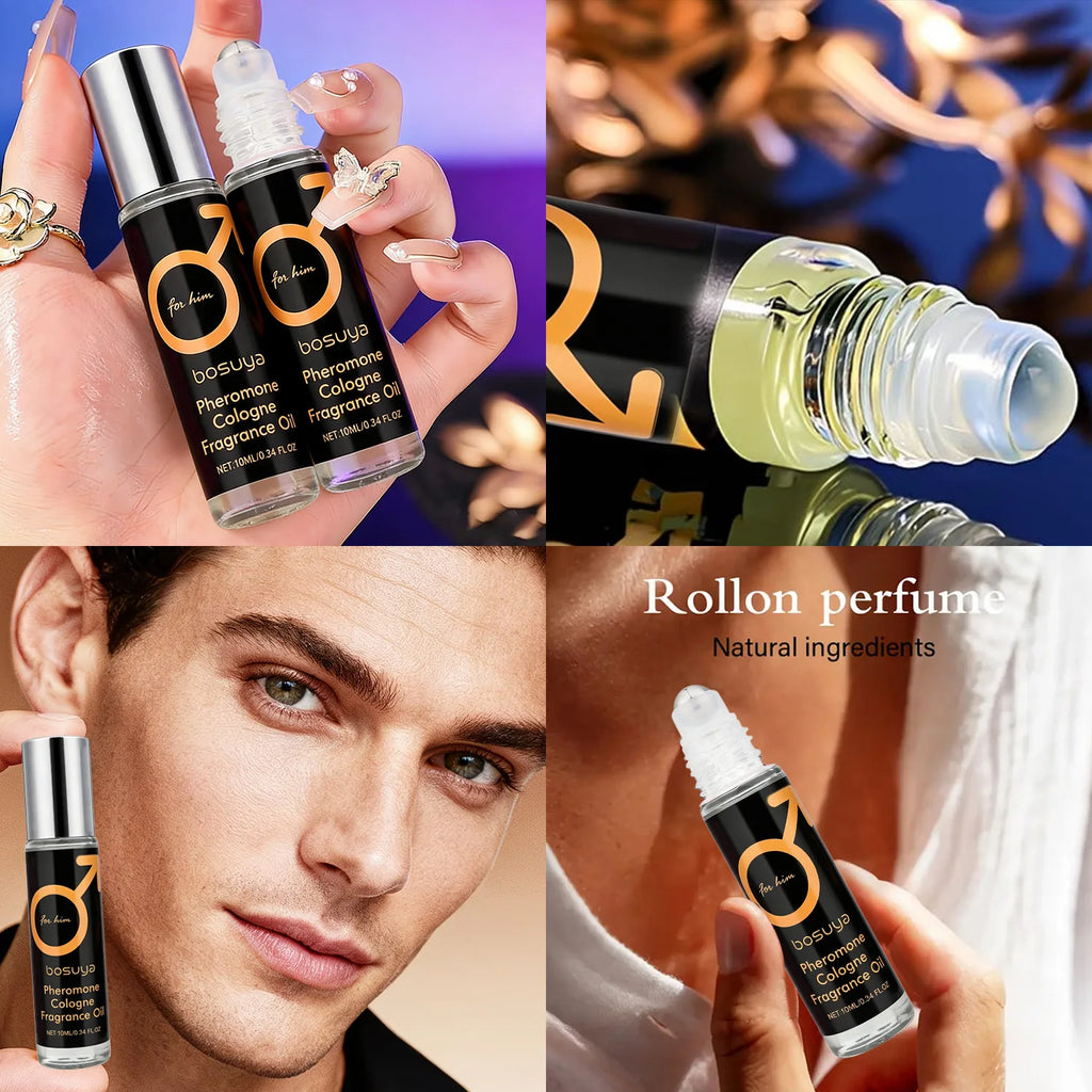 Roll-On Sexy Pheromone Perfume – Fresh & Long-Lasting Fragrance Captivating Scent for Men and Women Perfect for Lovers and Dates
