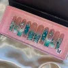 10Pcs Colors Wholesale Hand Paint Gel Best-selling Beautiful Luxury Customized Handmade Press on Nails
