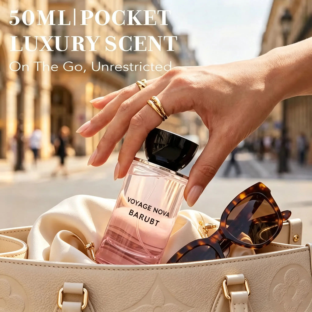 50ML Women Perfume Long Lasting 8 Hours Fragrance Spray Portable Pocket Luxury Scent Floral Fruity Rose Perfumes for Female Daily Dating Gift