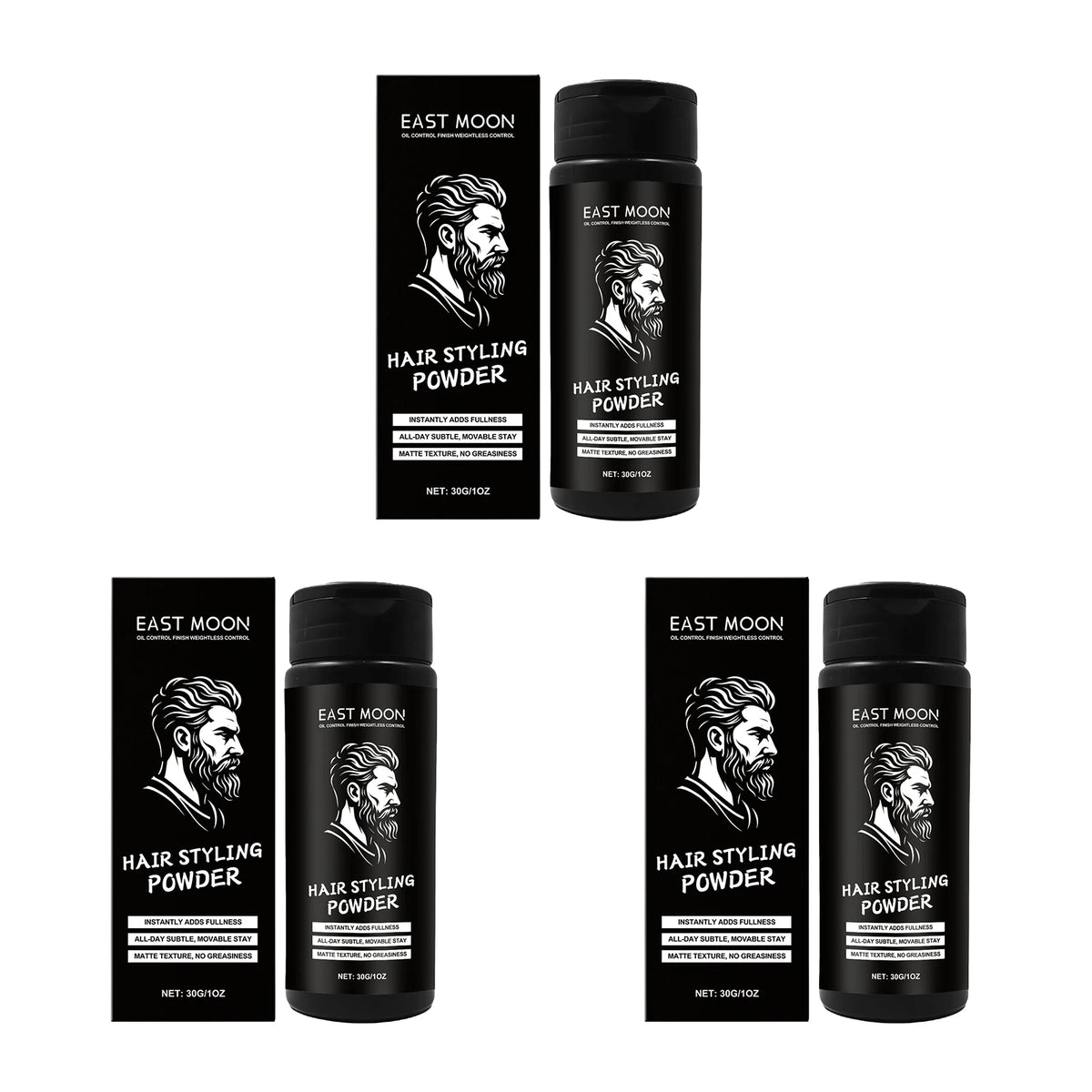 Oil Control Hair Styling Powder Matte Texture Volumizing Root Lift Refreshes Hair Instant Refresh Flat Hair Easy Application Natural Finish Men Grooming Hair Thickening Dust