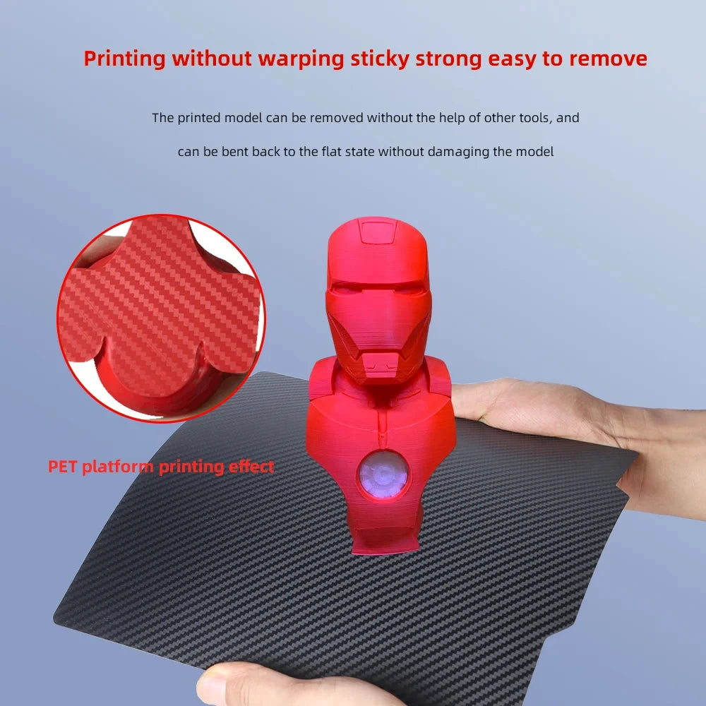 PEI PEO PEY PET Magnetic Build Plate for CR10 CR10S 3D Printer Bed 310x310mm Spring Steel Sheet for Artillery Sidewinder X1 X2