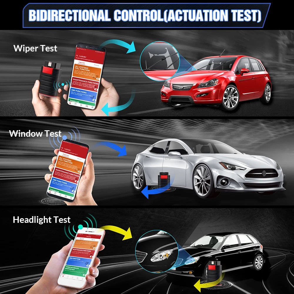 2026 THINKCAR New Thinkdiag ALL System Car Diagnostic Tools ECU Coding Active Test 16 Reset 1 Year Free OBD2 Scanner Code Reader