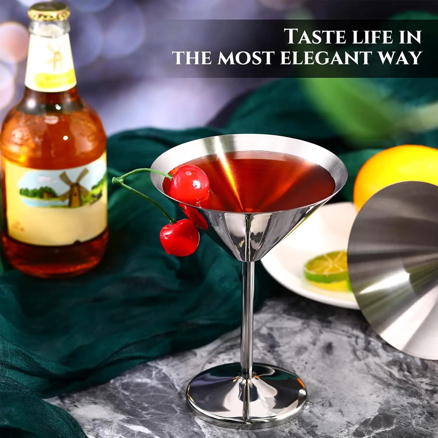 Top Selling Heavy Copper Antique Martini Glass Premium Quality Metal Gift for Christmas Promotion Sale Bulk Supplier