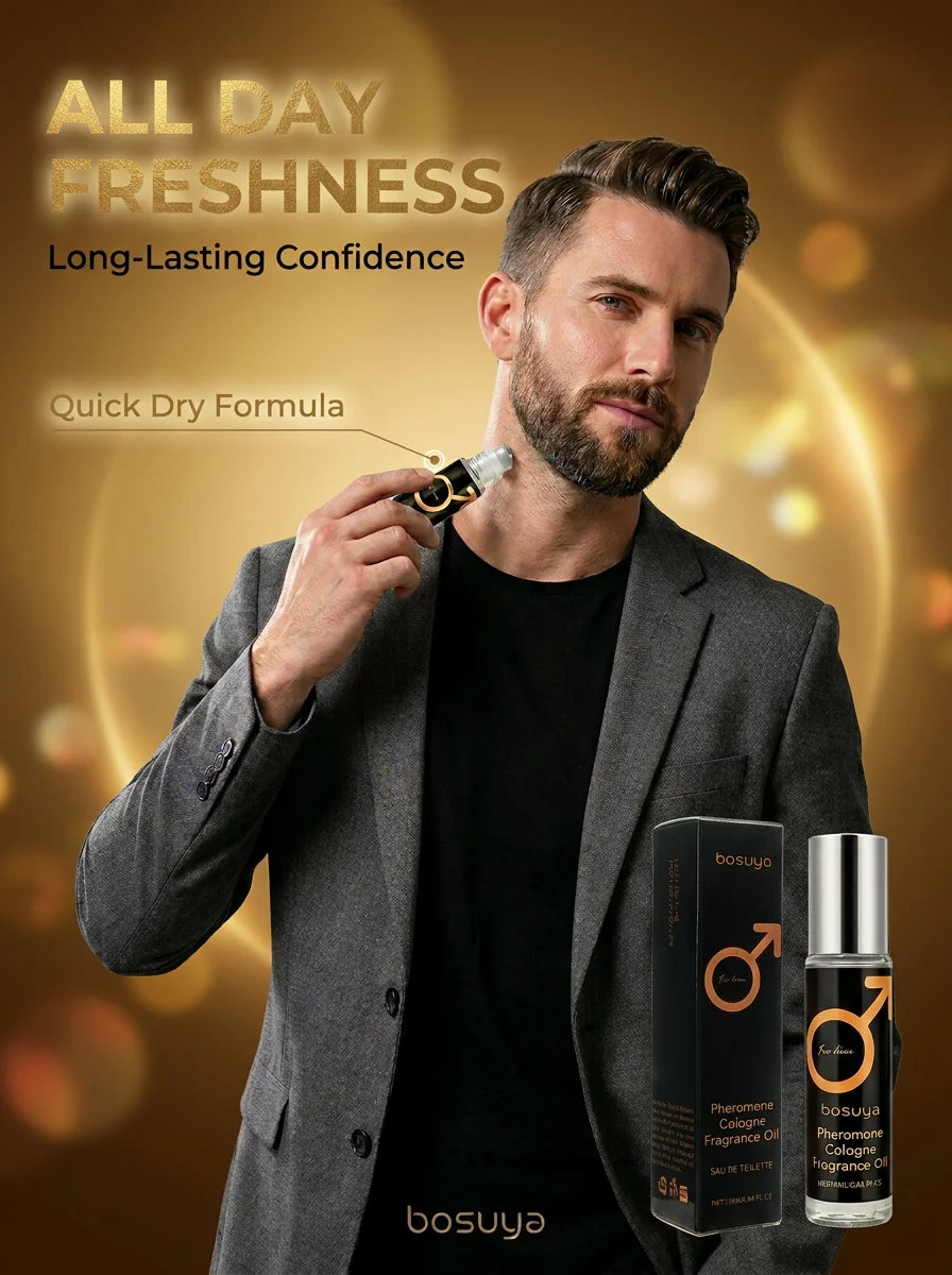 Roll-On Sexy Pheromone Perfume – Fresh & Long-Lasting Fragrance Captivating Scent for Men and Women Perfect for Lovers and Dates