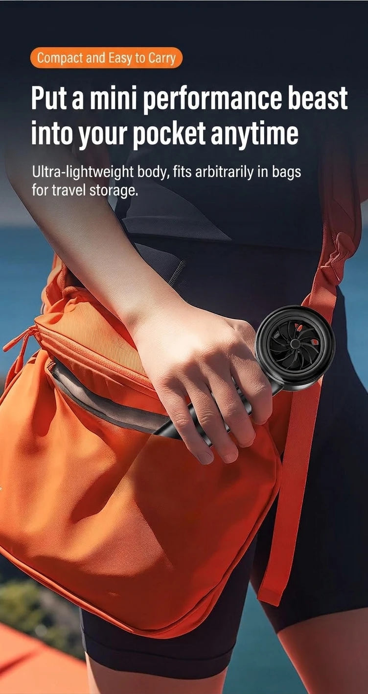 Handheld Desktop Portable High-speed Fan USB Rechargeable Charging Mini Portable Adjustable Violent Small Fan For Sport Outdoor