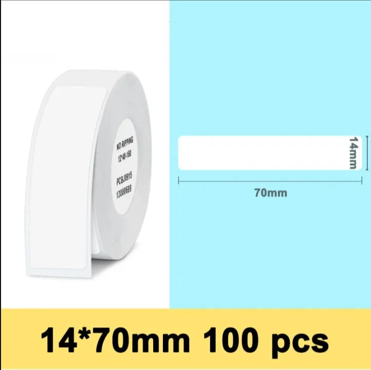 Niimbot D11 Label Sticker White Label Paper Roll Waterproof Thermal Paper Self Adhsive D11 D110 Paper Sticker for NIIMBOT Label