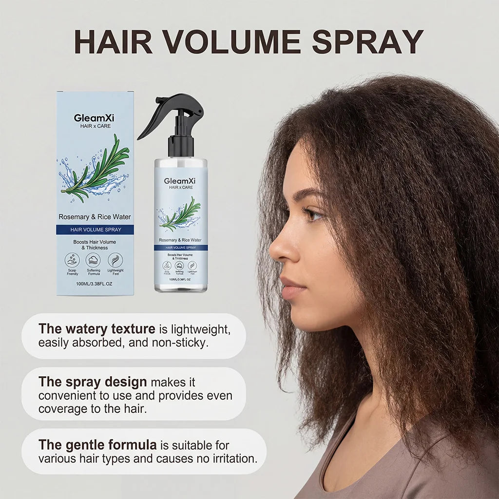 Volumizing Moisturizing Hair Spray Soft Silky Smooth Frizzy Hair Lightweight Formula For All Hair Types Daily Use