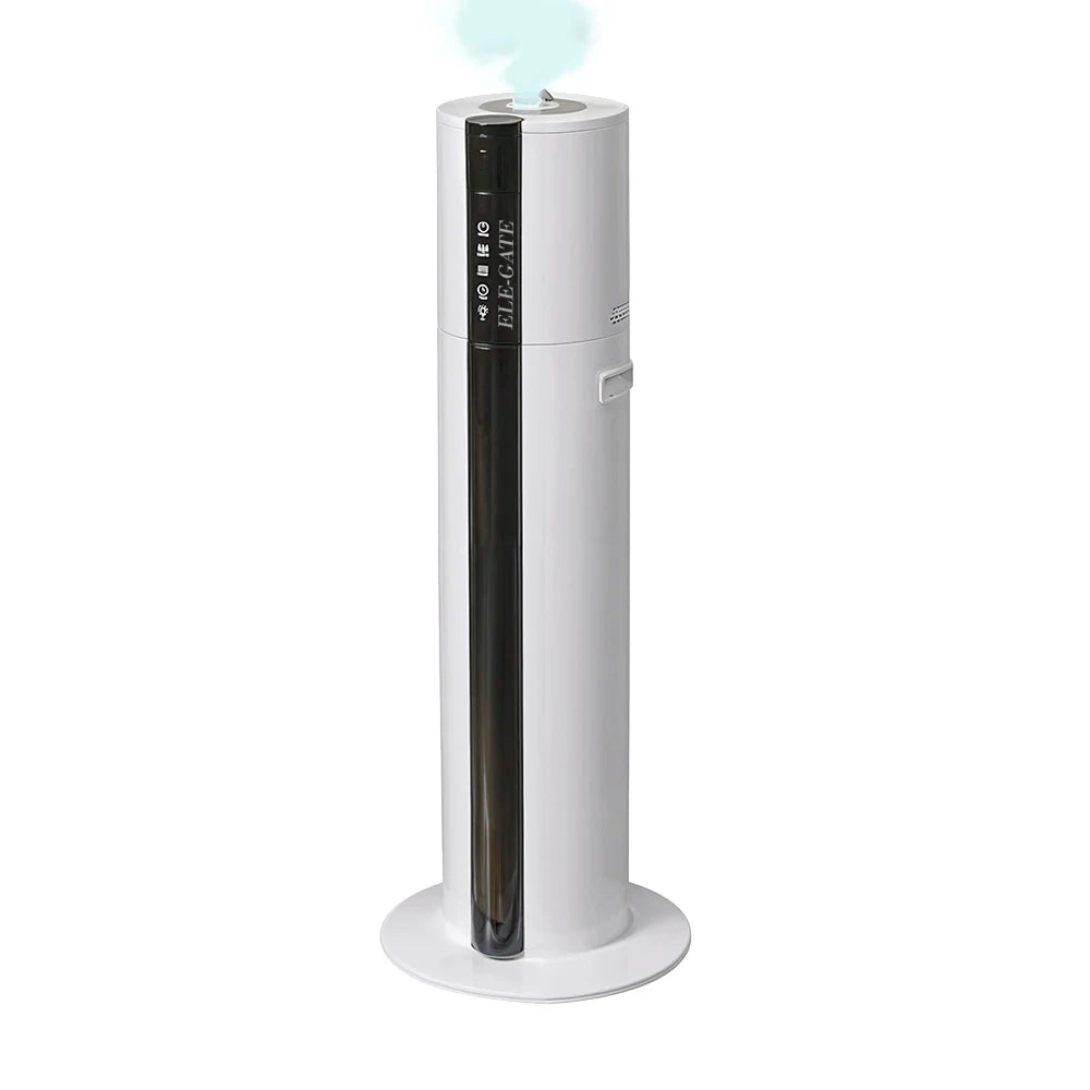 8 Liter Ultrasonic Aromatherapy Humidifier Remote Control Electric Power Source French Operating US Portable for Hotels RVs