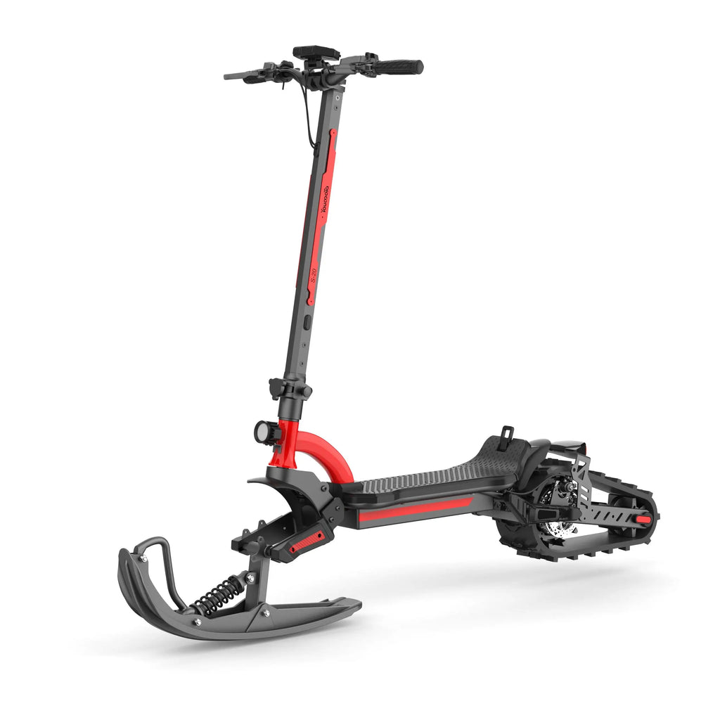 3-in-1(All-Terrain mode+Road mode+Ski mode) Snow Scooter 2000W 48V20Ah Snow Sled E-Scooter Sleigh Wheel Electric Scooter