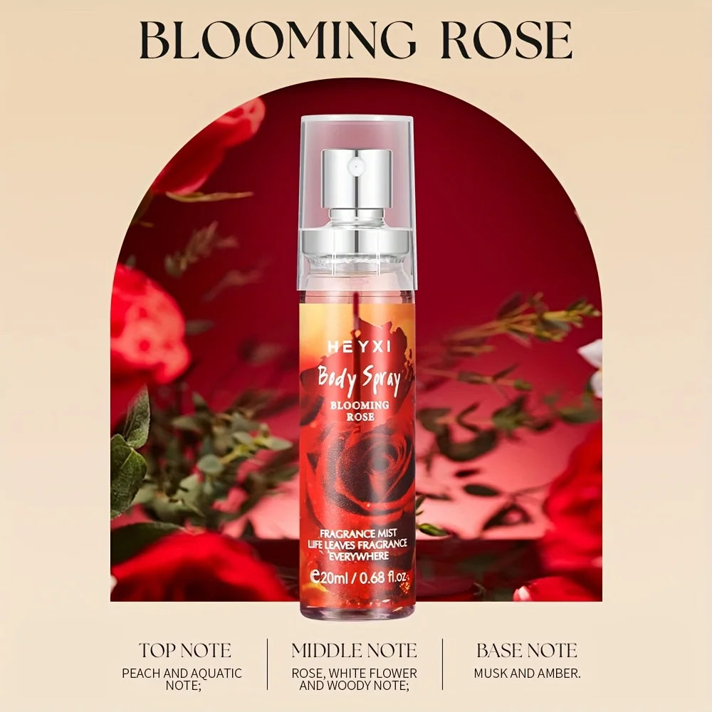 Fragrant Hair & Body Mist Floral Scent Long-Lasting Fragrance Perfect for Daily Use Dates Travel-Size Pocket Perfume Unisex