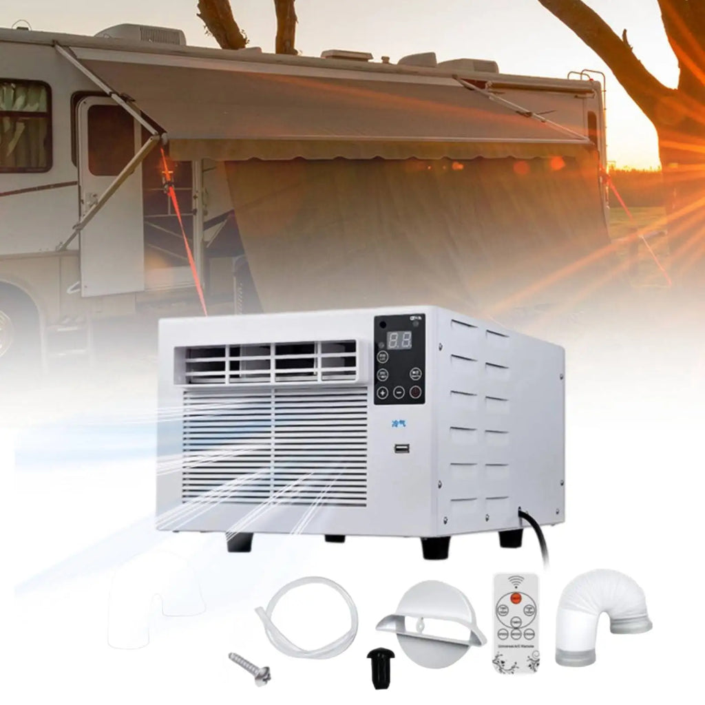 Portable Air Conditioner Moving Air Conditioner Electric Cooling Appliance 220V 280W for Camping Trucks Temporary Shelters Van
