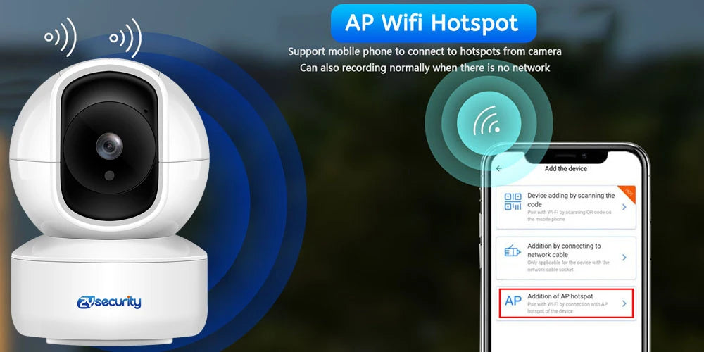 5MP Indoor Security Camera Human Detect Auto Tracking Wifi PTZ IP Camera Smart Home Protection 2-way Audio Nanny/Pet/Baby Camera
