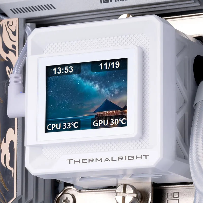 Thermalright FW 240 SE ARGB All-in-one water cooling radiator/2-inch magnetic LCD screen/Support LGA1851/1700/115X/1200/AM5/AM4