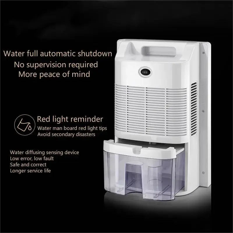 90W Portable Premium 2-in-1 Dehumidifier & Air Purifier Ultra-Quiet for Home Room & Kitchen Remote Control with Timing Timer