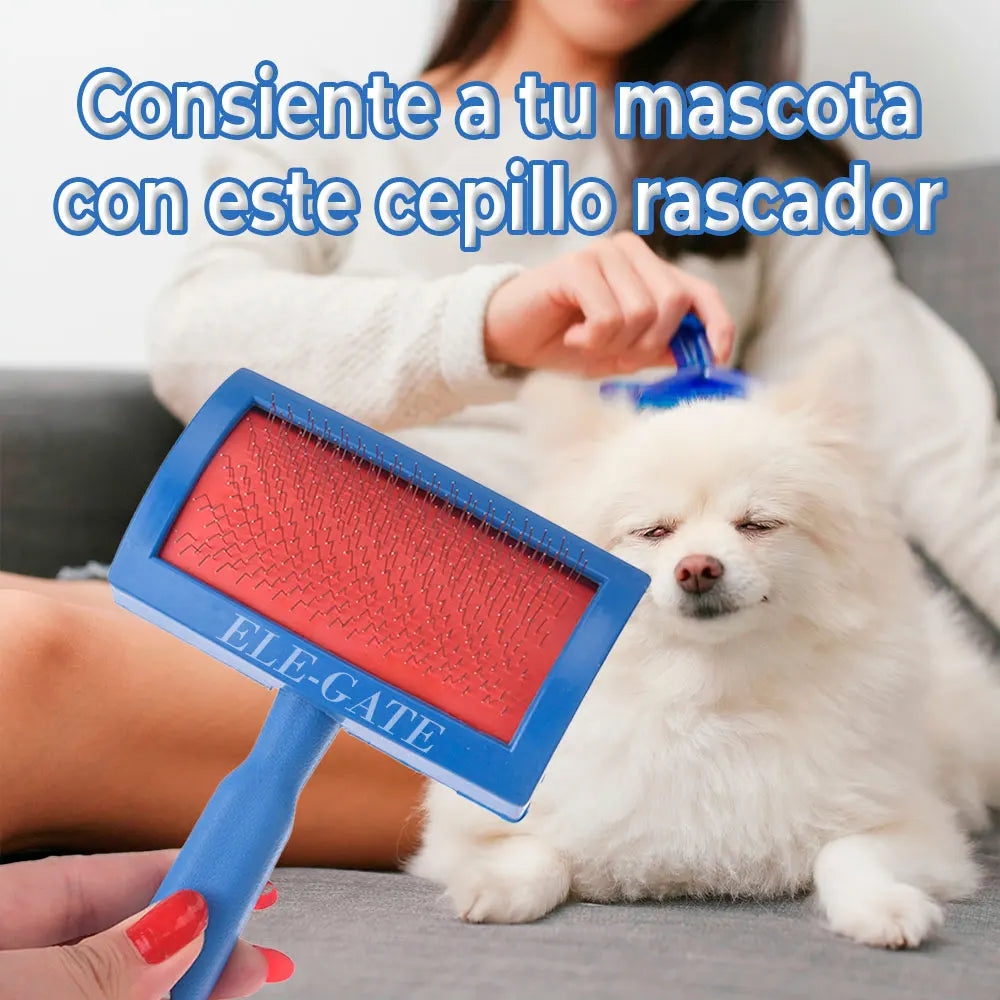 Customizable Slicker Brush for Dogs and Cats Soft ABS Plastic with Protected Tips Cares for Your Pet's Coat