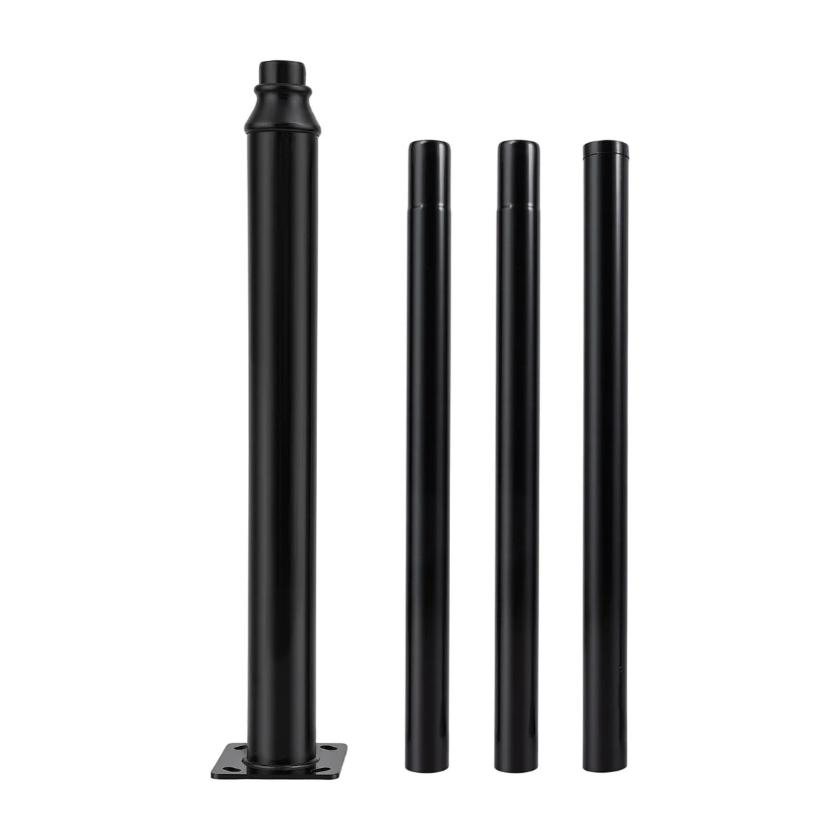 Street Light Pole, Street Lamp Post with Small Wood and Base, Weatherproof, External Lighting, Split Street Lamp Post Suitable for Outdoor Street