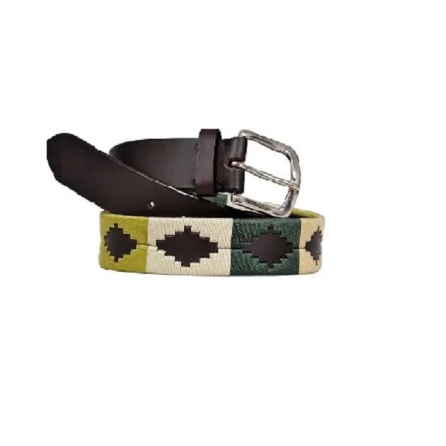 High-Strength genuine leather belt Brass buckle belt for women and men polo lifestyle handmade belt Argentine Polo belt